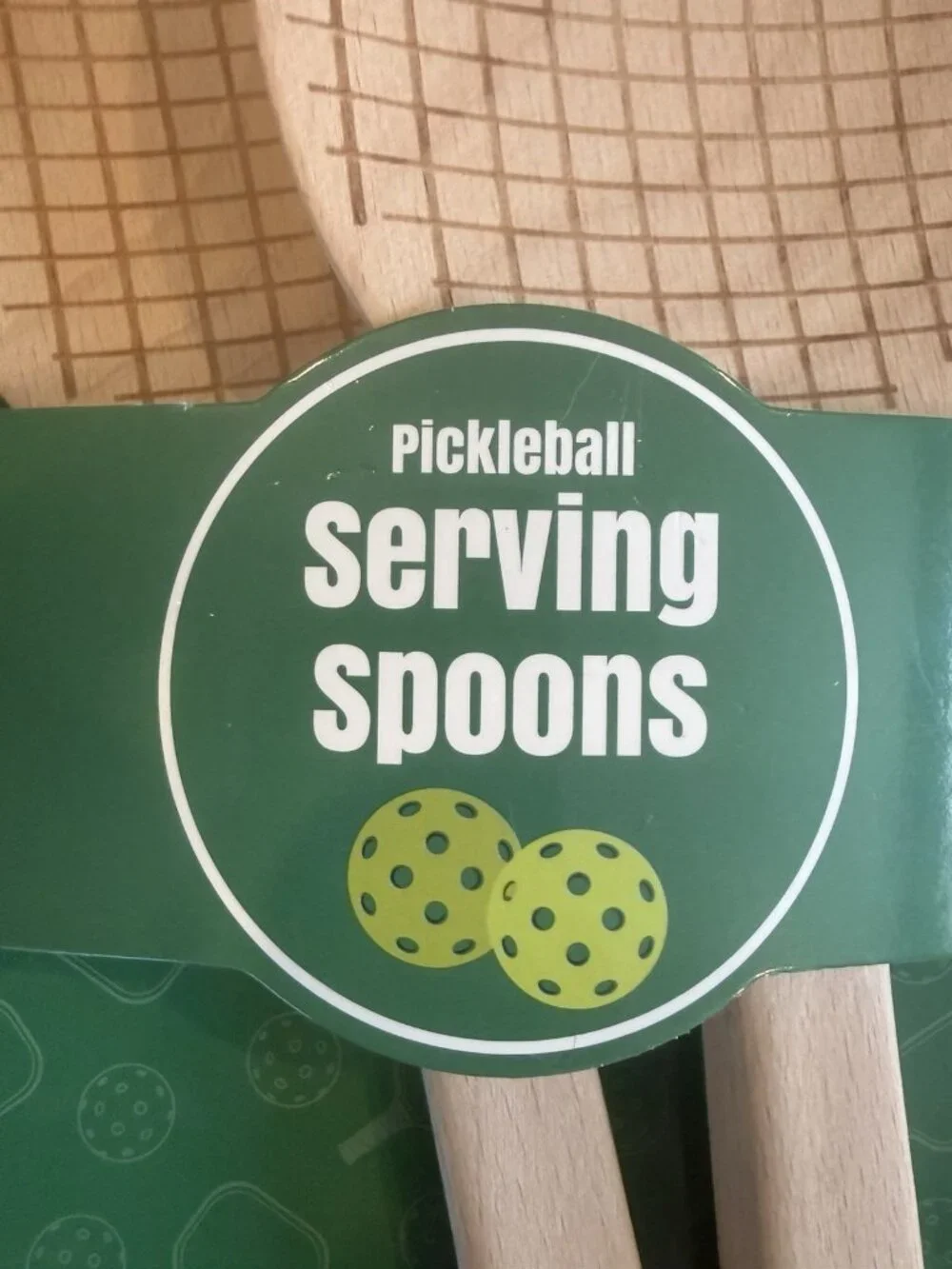 Pickleball solid beachwood